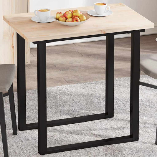 Solid Pine Wood Rectangular Tabletop 80x50x2.5cm