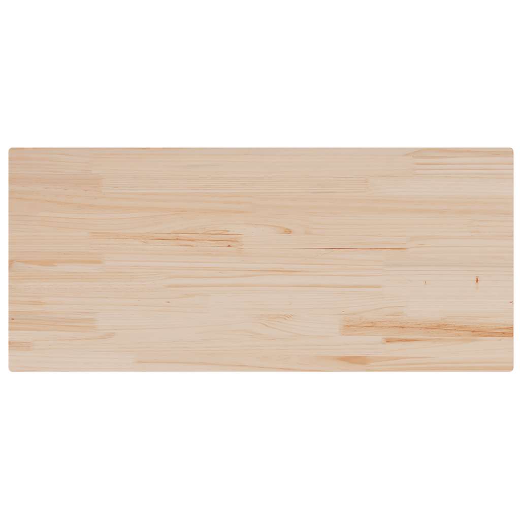 Solid Pine Wood Table Top 90x40x2.5 cm - Rectangular Elegance