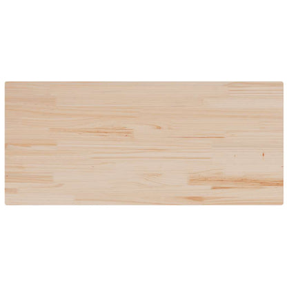 Solid Pine Wood Table Top 90x40x2.5 cm - Rectangular Elegance