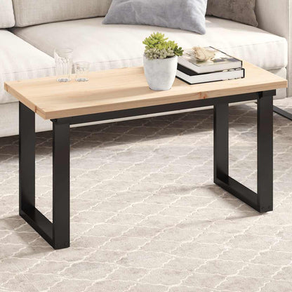 Solid Pine Wood Table Top 90x40x2.5 cm - Rectangular Elegance