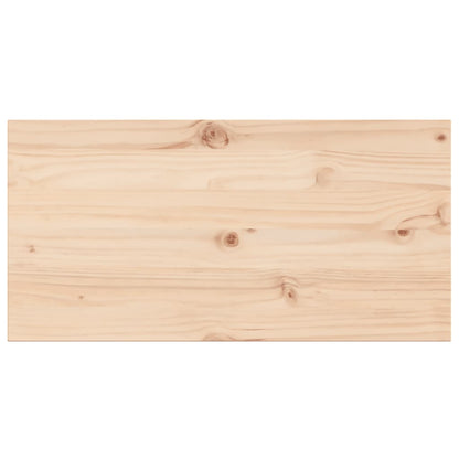 Solid Pine Rectangular Table Tops, 2 Pcs, 90x45x2.5 cm