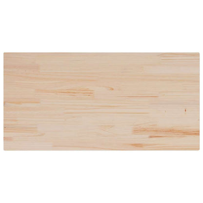 Solid Pine Wood Table Top - 100x50x2.5 cm Rectangular Design