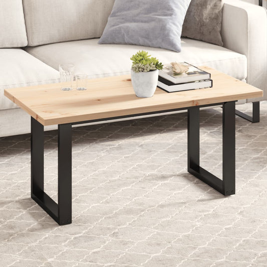 Solid Pine Wood Table Top - 100x50x2.5 cm Rectangular Design