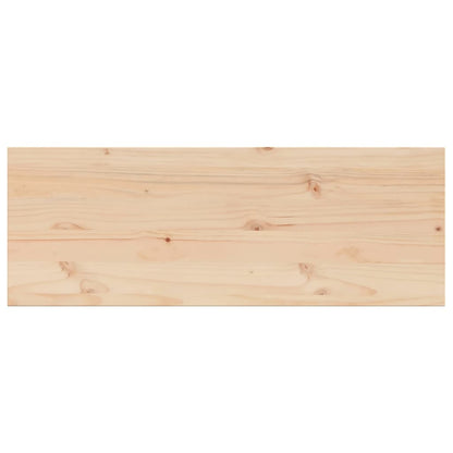 Solid Pine Wood Table Top - Rectangular 110x40x2.5 cm
