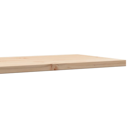 Solid Pine Wood Table Top - Rectangular 110x40x2.5 cm
