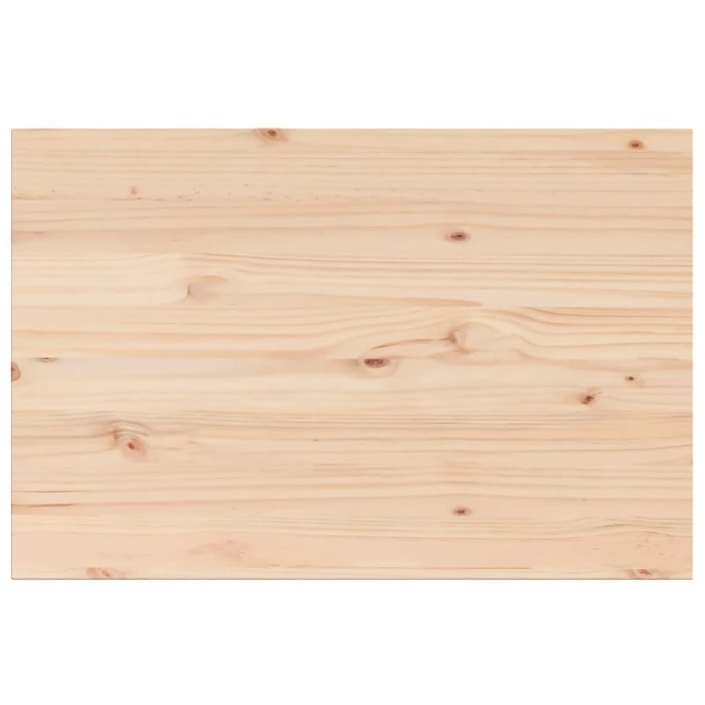 Solid Pine Table Tops Set - 3 pcs, 80x53x2.5 cm, Rectangular