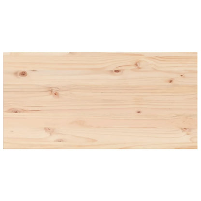 Solid Pine Table Tops Set - 4pcs, 90x45x2.5 cm, Rectangular