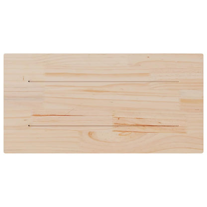 Solid Pine Table Tops Set - 4pcs, 90x45x2.5 cm, Rectangular