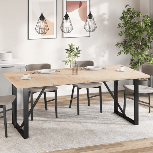 Solid Wood Pine Table Tops Set - 4 Pcs, 100x50x2.5 cm Rectangular