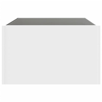 Coffee Table with Infinity LED White 70x50x30 cm