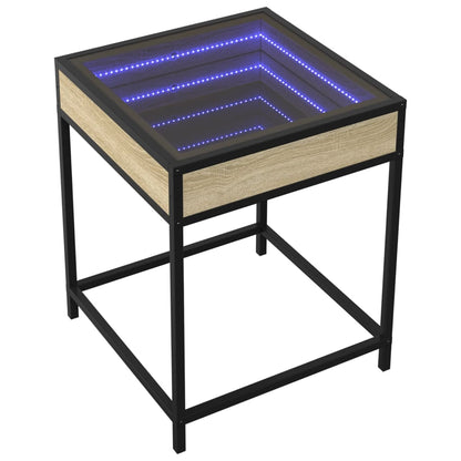Sonoma Oak Bedside Table with Infinity LED 40x40x51 cm