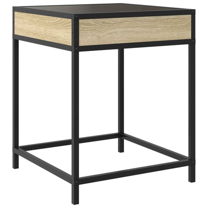 Sonoma Oak Bedside Table with Infinity LED 40x40x51 cm