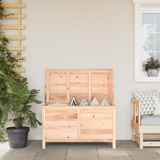 Solid Wood Fir Outdoor Cushion Box 99x50x56.5 cm - Stylish Storage