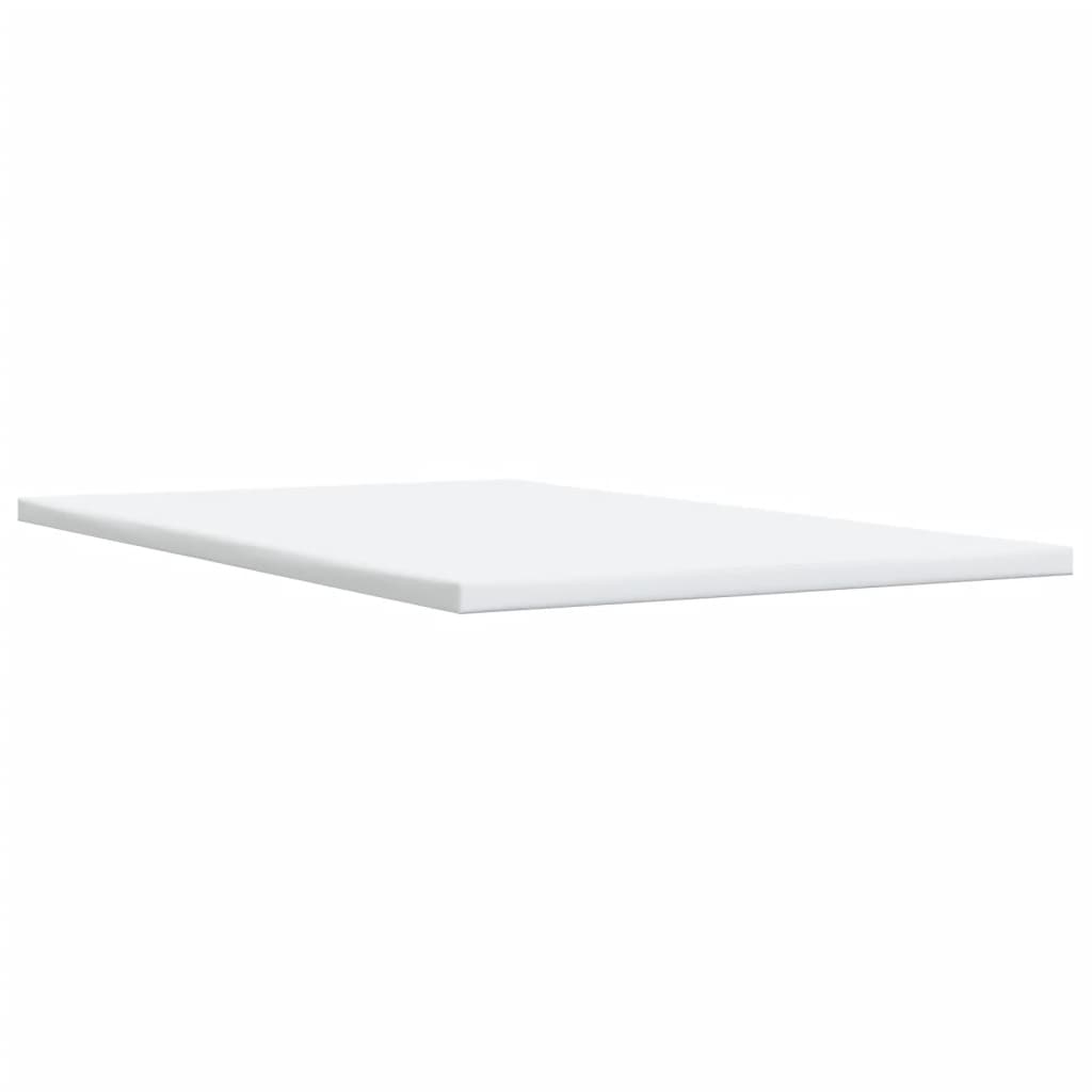Box Spring Bed with Mattress White 120x190 cm Faux Leather