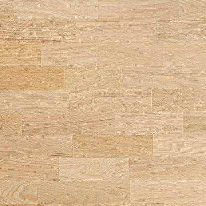 Solid Oak Rectangular Desktop 100x50x2.5 cm - Natural Finish