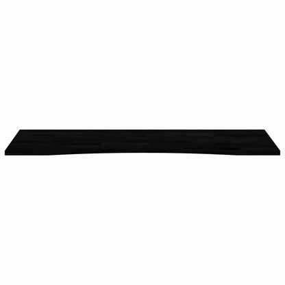 Solid Oak Desk Top - Dark Brown, 140x50x2.5 cm, Rectangular