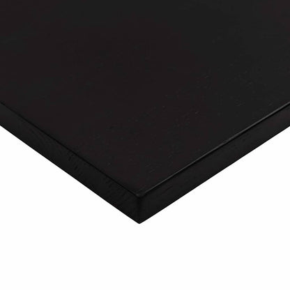 Solid Oak Desk Top, Dark Brown, 120x60x2.5 cm - Elegant Rectangular Design