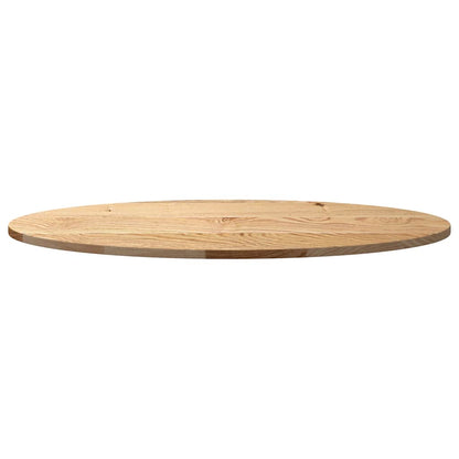 Solid Oak Oval Table Top 100x50x2 cm | Premium Wood Finish