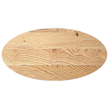 Solid Oak Oval Table Top - 100x50x4 cm