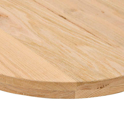 Solid Oak Oval Table Top 120x60x4 cm - Elegant & Durable
