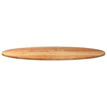 Solid Oak Oval Table Top Light Brown 120x60cm | Elegant Design