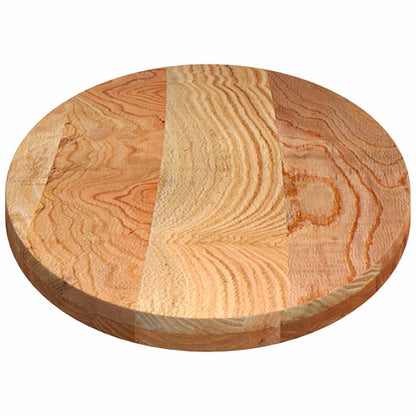 Solid Oak Oval Table Top, Light Brown, 140x60x4 cm