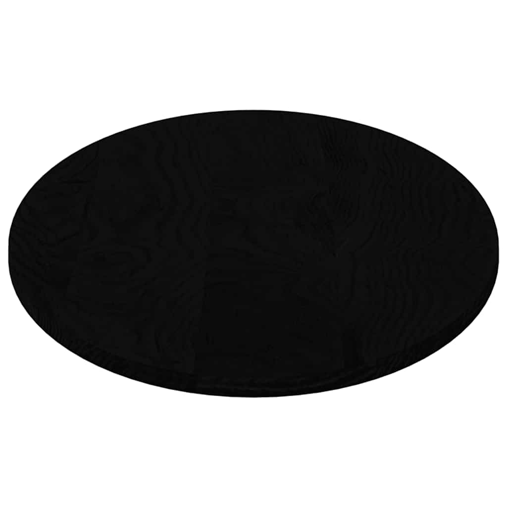 Solid Oak Oval Table Top - Dark Brown, 120x60x2 cm