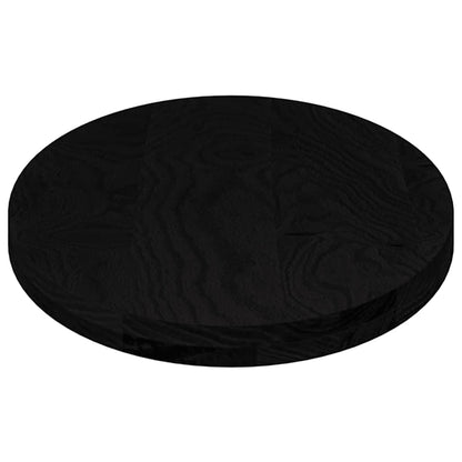 Stylish Solid Oak Oval Table Top - Dark Brown, 100x50x4cm