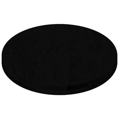 Solid Wood Oak Table Top, Dark Brown Oval, 120x60x4 cm
