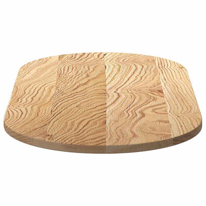 Solid Oak Oval Table Top 100x50x2 cm - Elegant & Durable