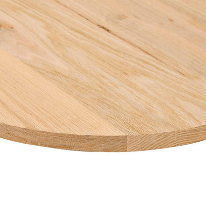 Solid Oak Oval Table Top 100x50x2 cm - Elegant & Durable