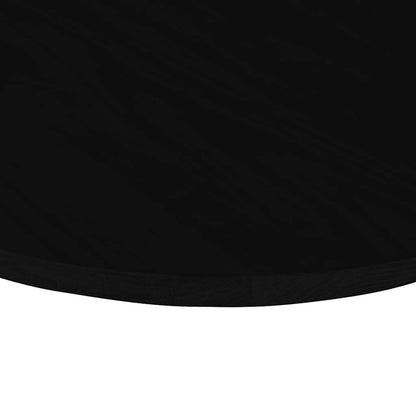 Solid Oak Oval Table Top, Dark Brown, 120x60x2 cm