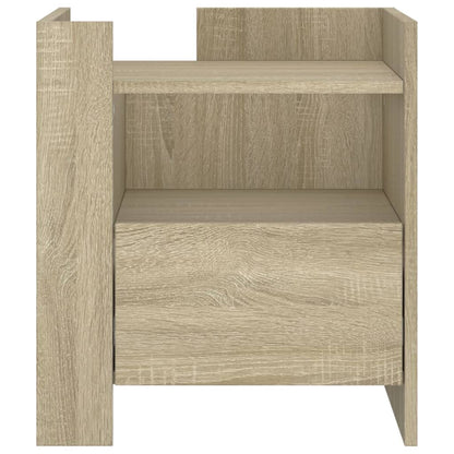Sonoma Oak Bedside Cabinet 45x50x50 cm - Engineered Wood