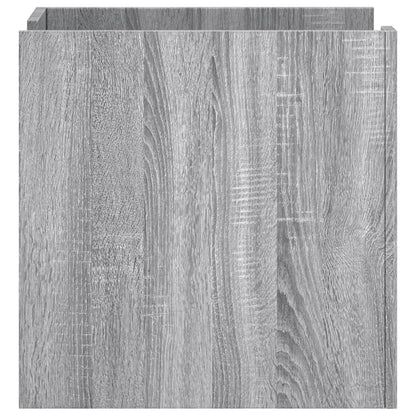 Grey Sonoma Bedside Cabinet 45x50x50cm - Engineered Wood