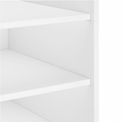 White Bedside Cabinet, 45x50x50 cm, Engineered Wood Furniture