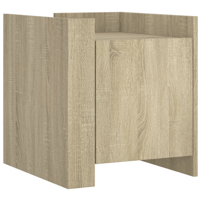 Sonoma Oak Bedside Cabinet 45x50x50 cm - Engineered Wood