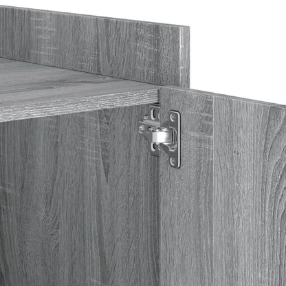 Grey Sonoma Engineered Wood Bedside Cabinet 45x50x50 cm