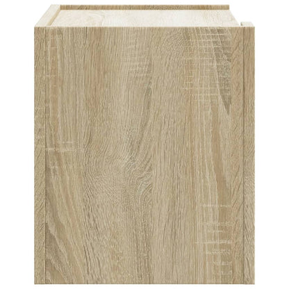 Sonoma Oak Wall-Mounted Bedside Cabinet 45x30x35 cm - Stylish Storage