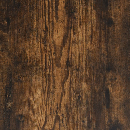Smoked Oak Wall-Mounted Bedside Cabinet - 45x30x35 cm