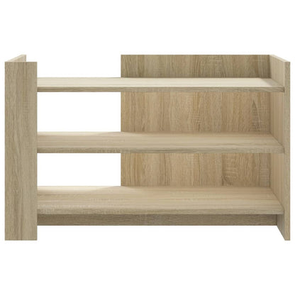 Coffee Table Sonoma Oak 80x50x50 cm Engineered Wood