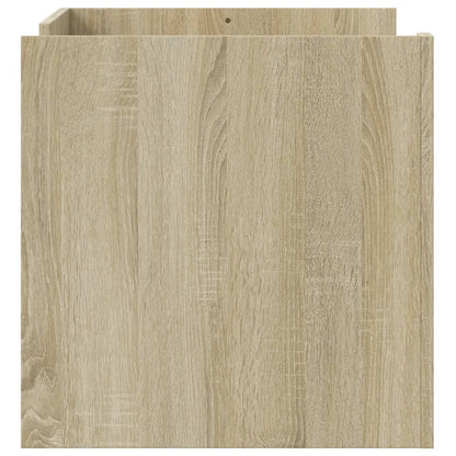 Coffee Table Sonoma Oak 80x50x50 cm Engineered Wood