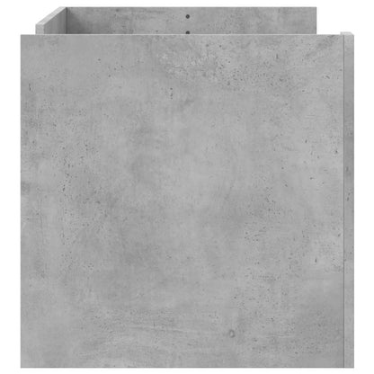 Coffee Table Concrete Grey 100x50x50 cm Engineered Wood