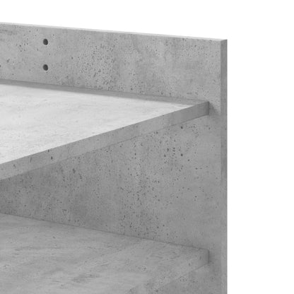 Coffee Table Concrete Grey 100x50x50 cm Engineered Wood