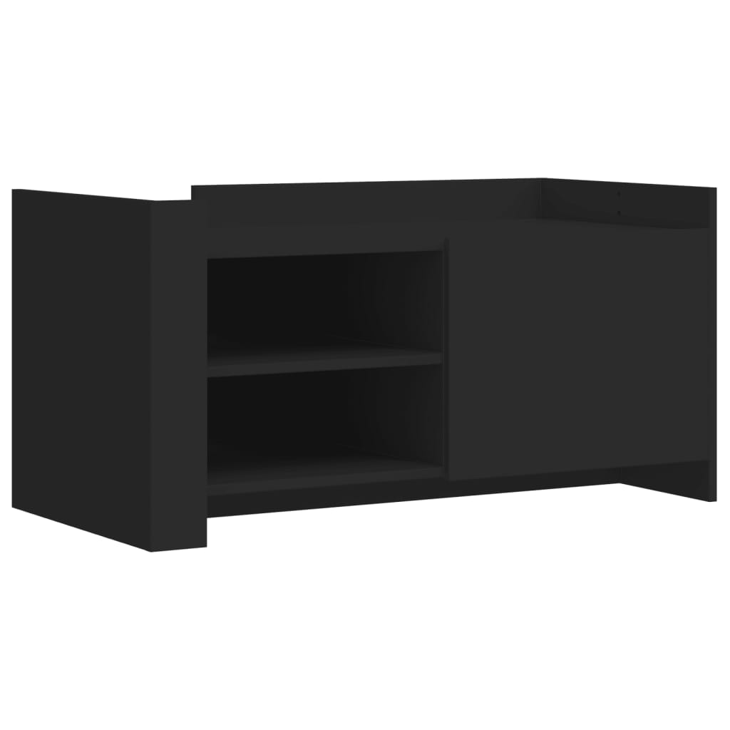 Coffee Table Black 100x50x50 cm Engineered Wood