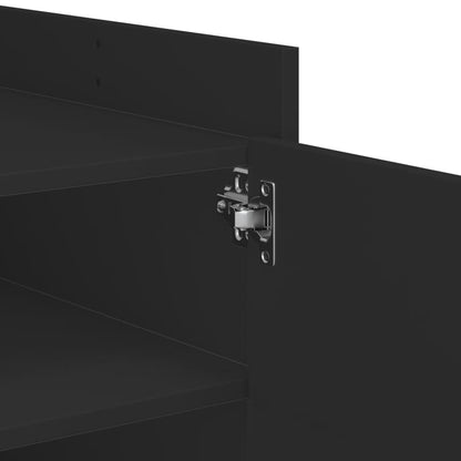 Coffee Table Black 100x50x50 cm Engineered Wood