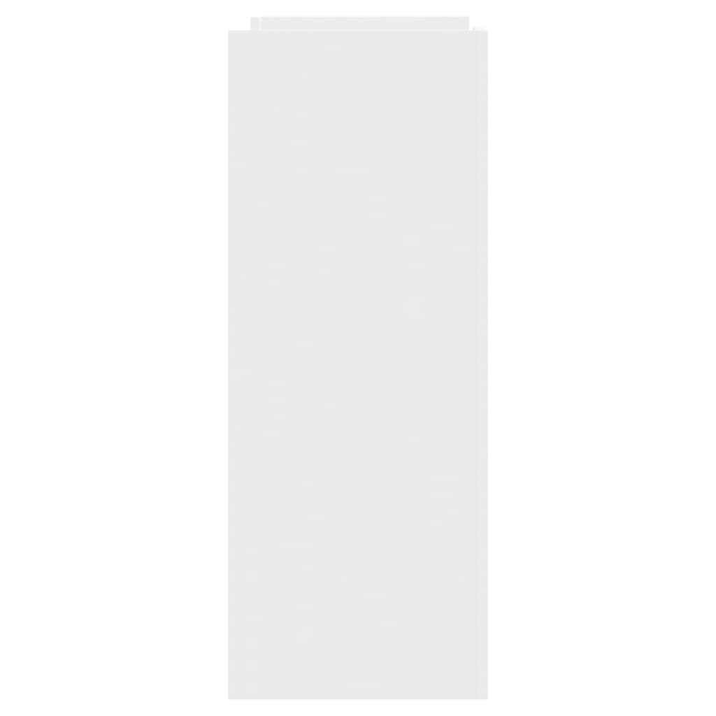 White Console Table 100x35x90 cm - Engineered Wood Elegance