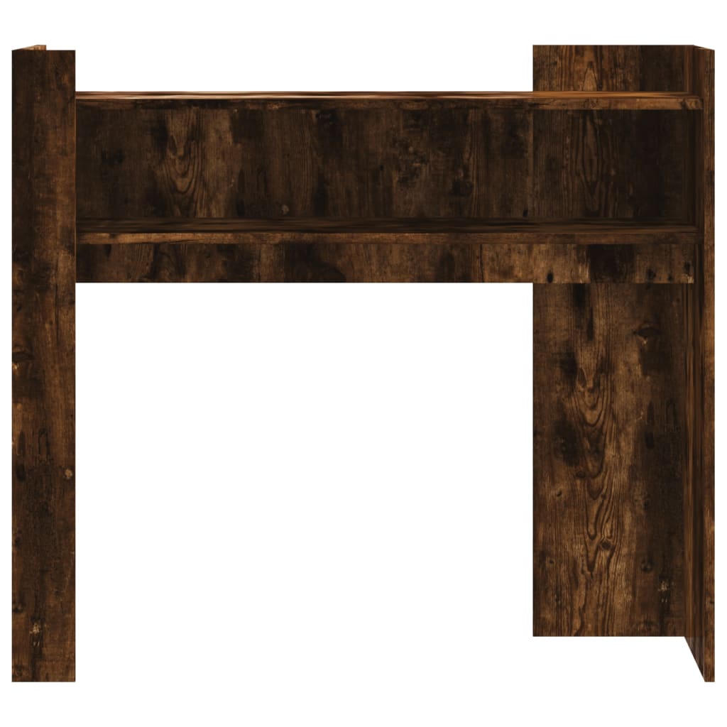 Smoked Oak Console Table 100x35x90 cm - Engineered Wood Design