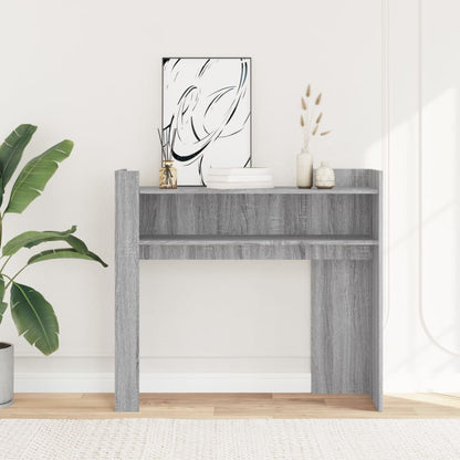Grey Sonoma Console Table 100x35x90 cm - Engineered Wood