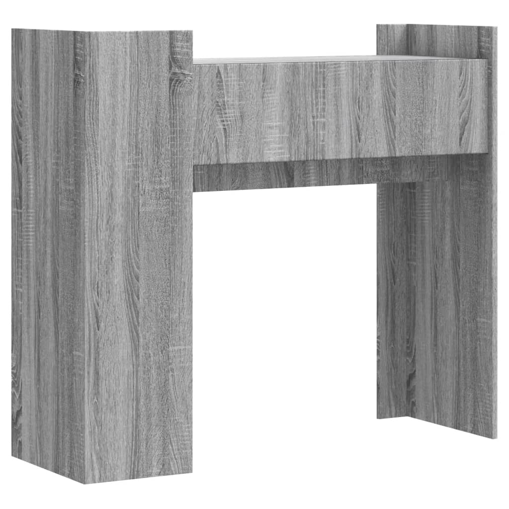 Grey Sonoma Console Table 100x35x90 cm - Engineered Wood