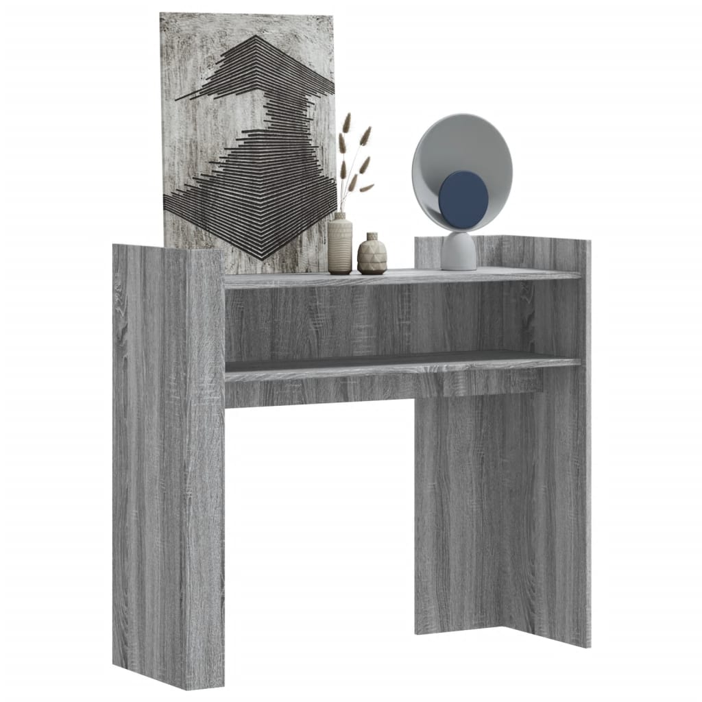 Grey Sonoma Console Table 100x35x90 cm - Engineered Wood